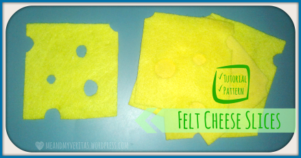 Felt Cheese Slices: Free Pattern and Tutorial