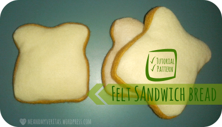 Felt Sandwich Bread: Free Pattern and Tutorial