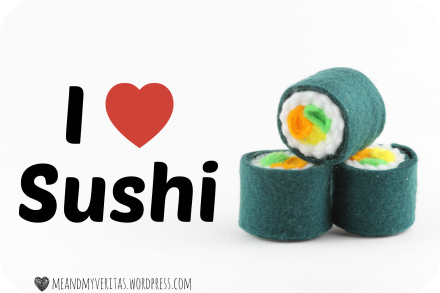 I Love Felt Sushi